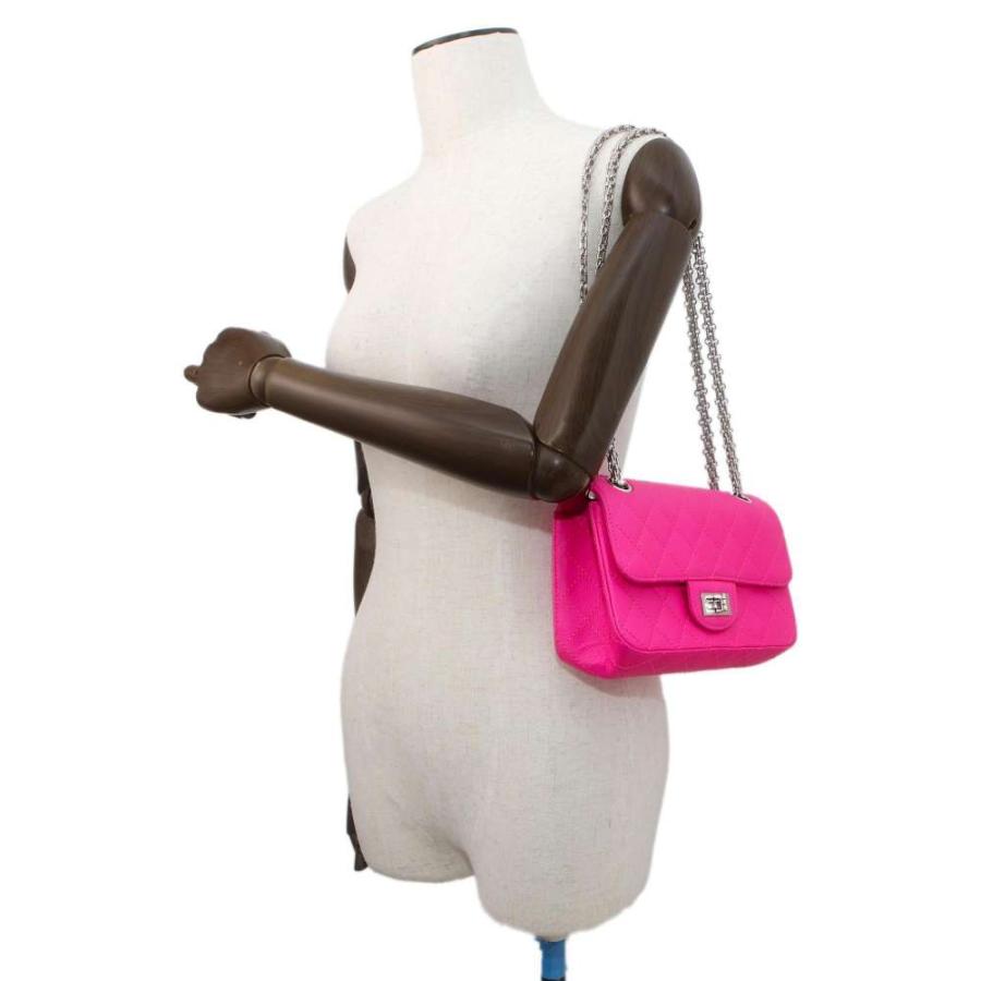 シャネル チェーンショルダーバッグ マトラッセ 2.55 ミニ レザー  