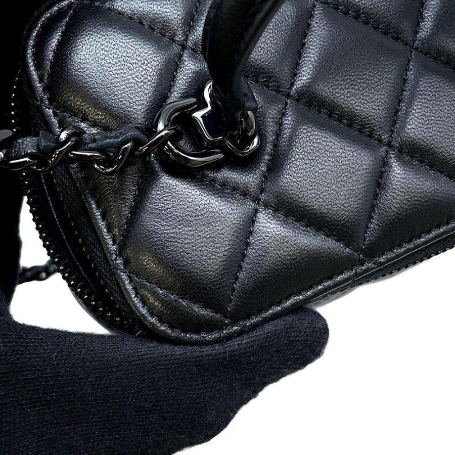 シャネル チェーンショルダーバッグ マトラッセ ココマーク ヴァニティケース ラムスキン AP2199 CHANEL バッグ ポーチ ブラック ピンクベージュ 楽天市場】シャネル チェーンショルダーバッグ マトラッセ ココマーク