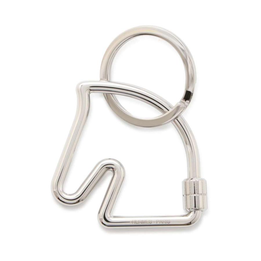 エルメス キーホルダー シュバル Cheval シルバー金具 HERMES