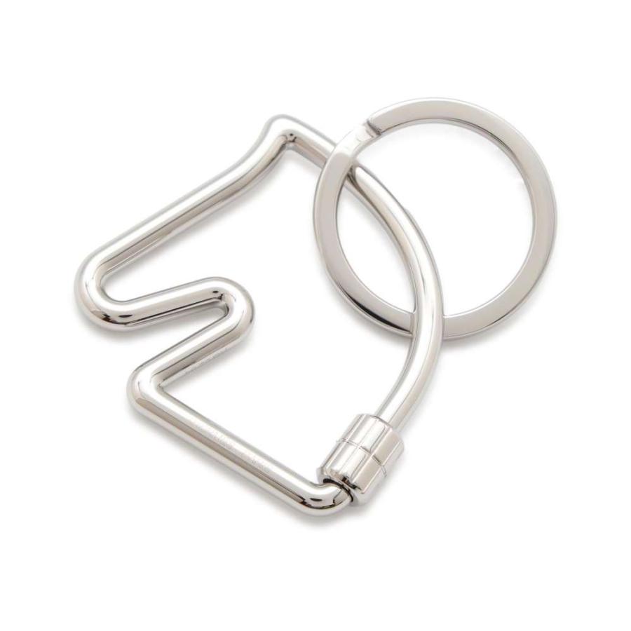 エルメス キーホルダー シュバル Cheval シルバー金具 HERMES 