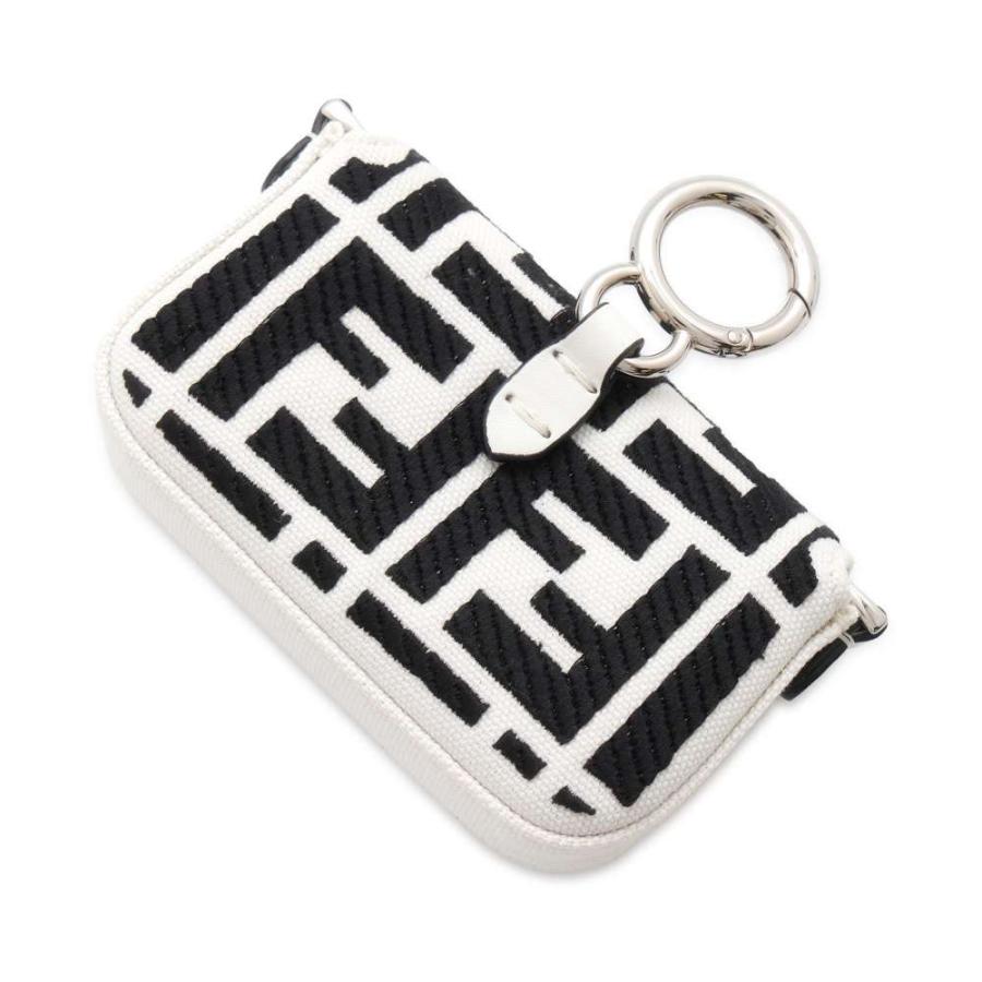 フェンディ バッグチャーム ナノ バゲット キャンバス 7AS045 FENDI