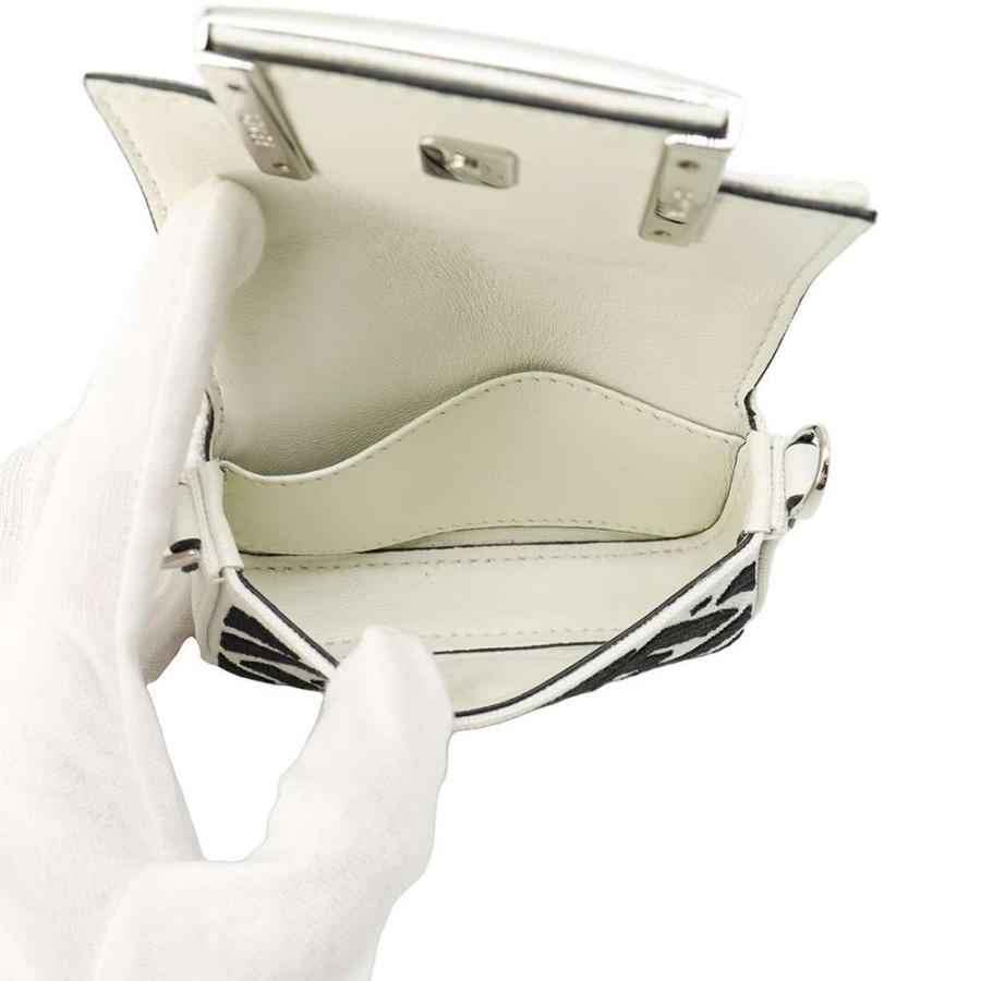 フェンディ バッグチャーム ナノ バゲット キャンバス 7AS045 FENDI