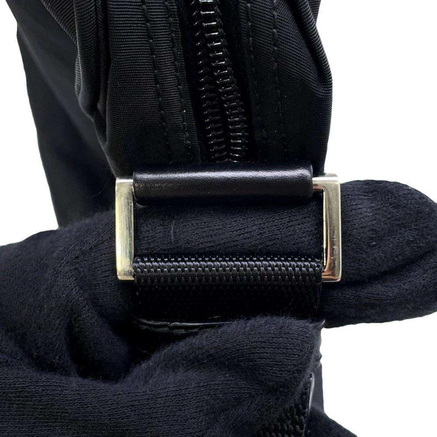 プラダ ショルダーバッグ ナイロン PRADA バッグ 斜め掛け 黒 【安心