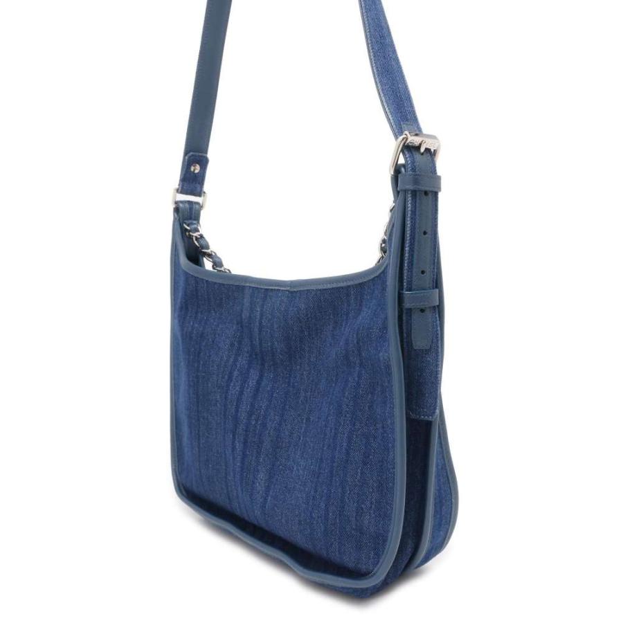 シャネル ショルダーバッグ マトラッセ ココマーク デニム A57641