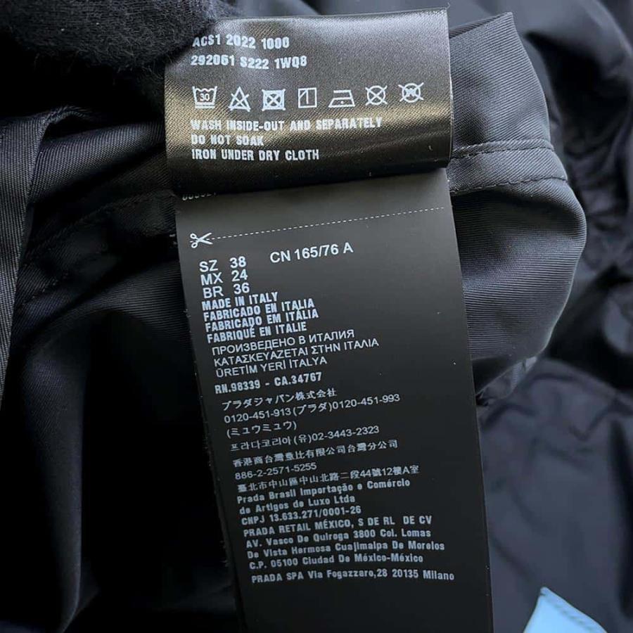 プラダ レインコート Re-Nylon ナイロン レディースサイズ38 292061