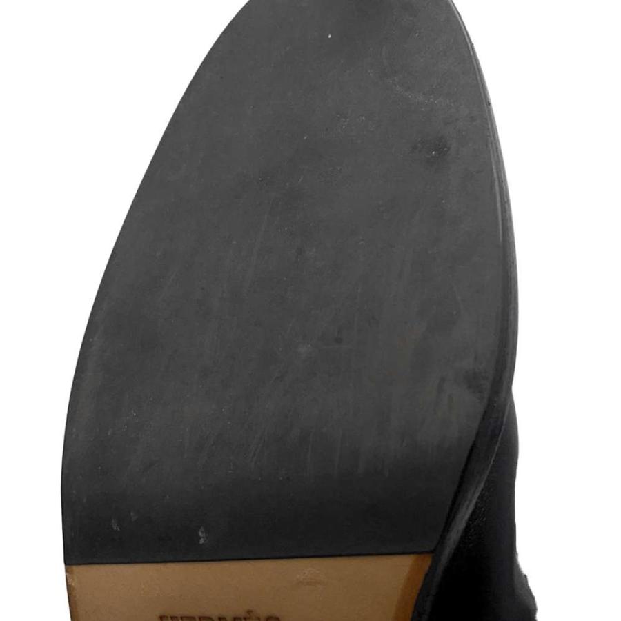 エルメス ブーツ ジャンピング ボックスカーフ レディースサイズ37  