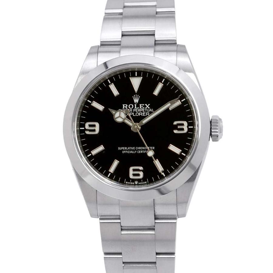 ロレックス エクスプローラー1 ランダムシリアル ルーレット 224270 ROLEX 腕時計 黒文字盤 ロレックス エクスプローラー1 ランダムシリアル ルーレット 224270