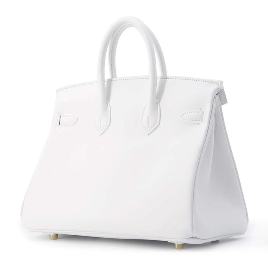 エルメス バーキン25 ニューホワイト/ゴールド金具 スイフト W刻印