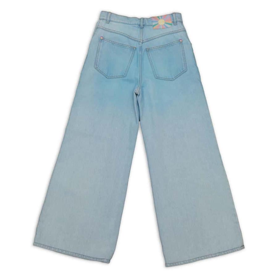 シャネル パンツ グラデーション ワイド デニム コットン レディース 