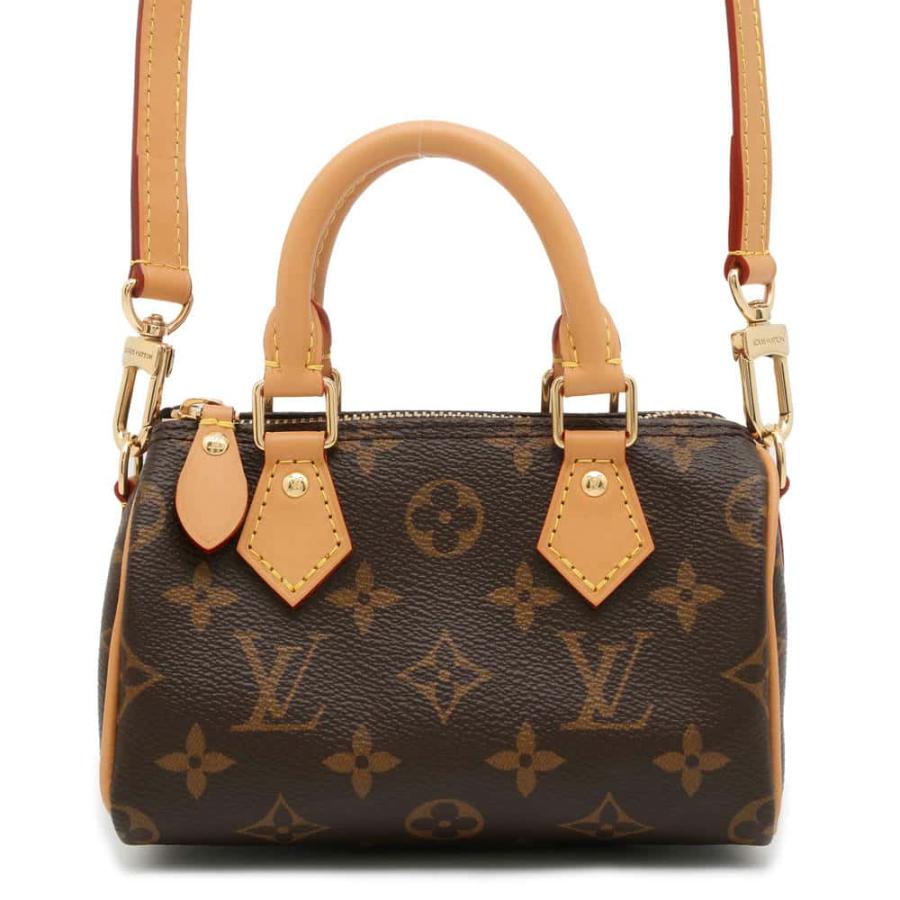 未使用 展示品 ルイ ヴィトン LOUIS VUITTON モノグラム ナノ スピーディ 2way ハンド ショルダー バッグ M81085 Nano Speedy 90314198 楽天市場】ルイ ヴィトン ショルダー バッグ ナノ スピーディの通販