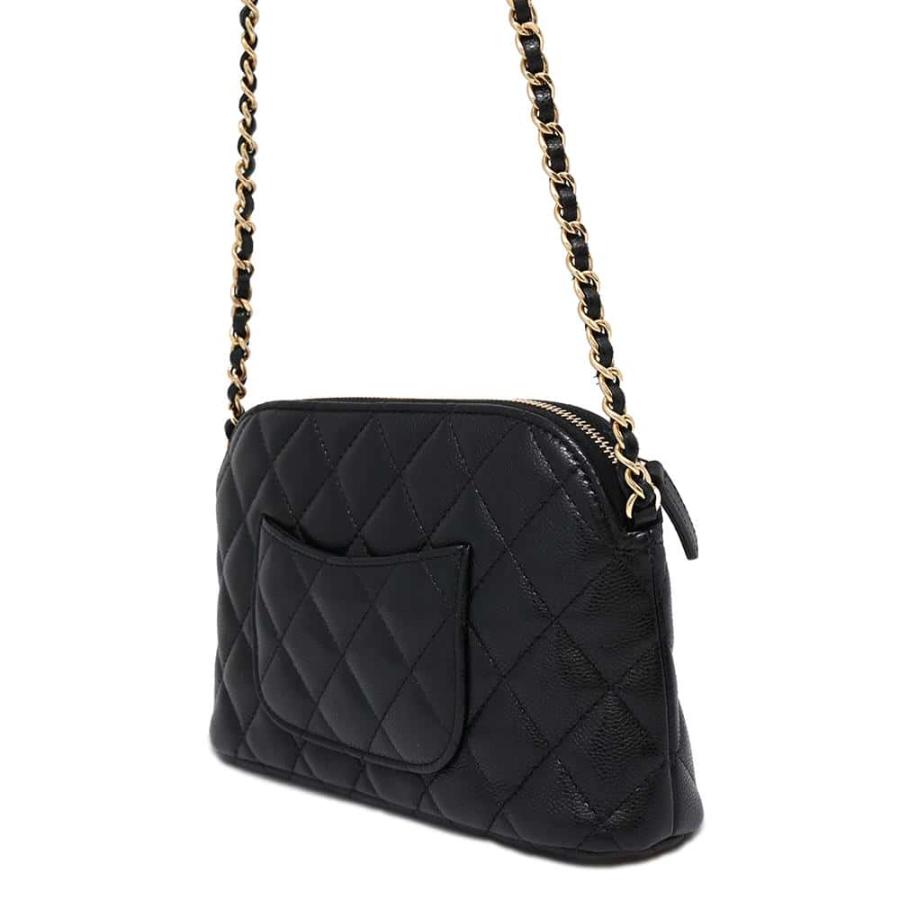 シャネル AS0875 ショルダーバッグ シャネル CHANEL ボックスショルダー AP2656 ブラック×GD金具 ラム