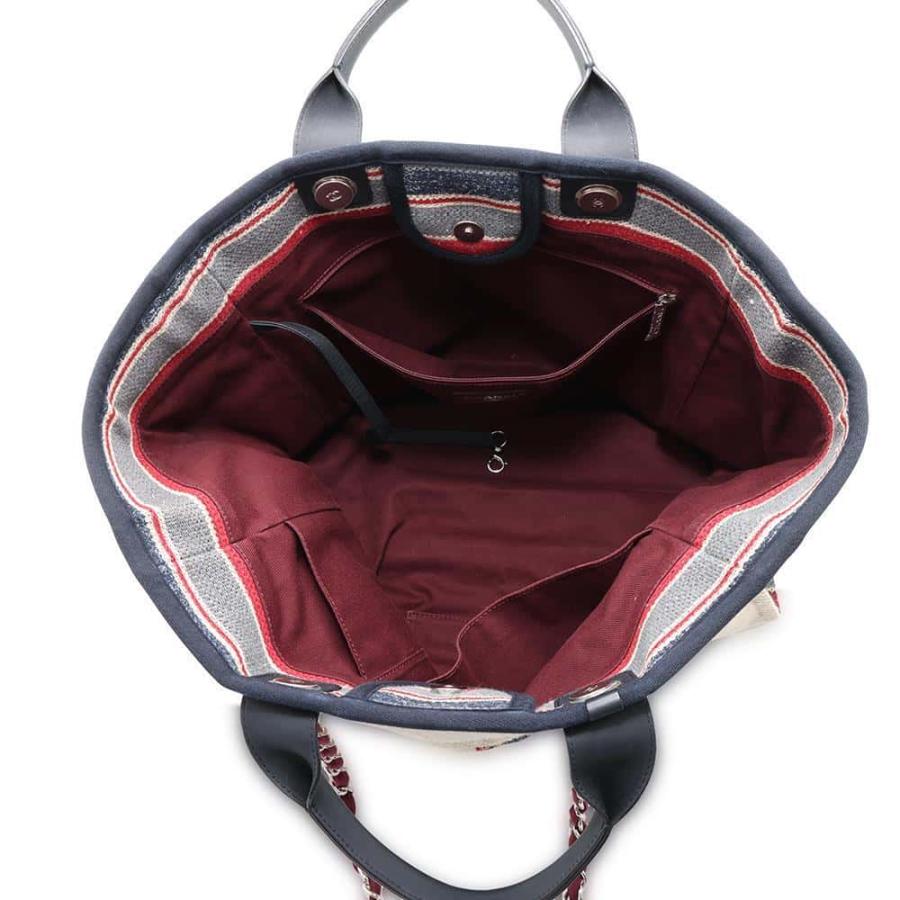 シャネル トートバッグ ドーヴィルライン ココマーク キャンバス GM