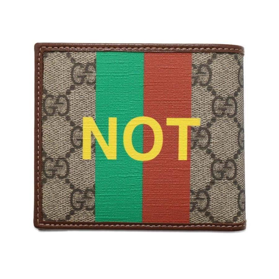 グッチ 二つ折り財布 GGスプリーム FAKE レザー 636167 GUCCI 財布 