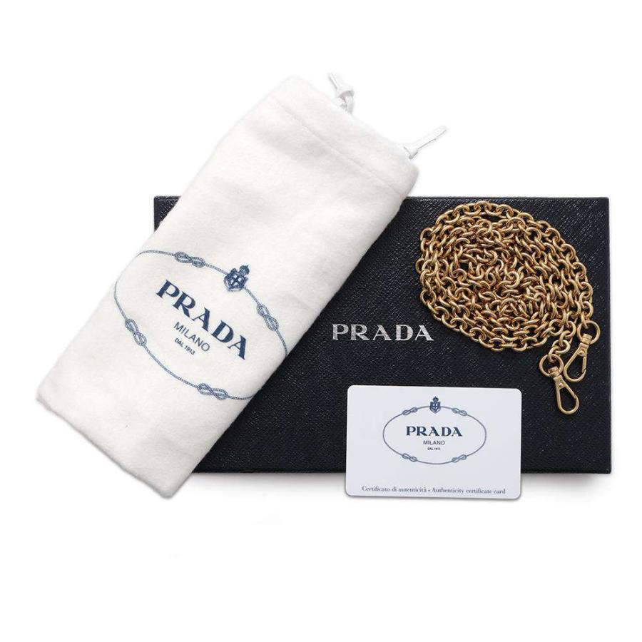 プラダ チェーンウォレット ピンバッジ サフィアーノ 1DH044 PRADA