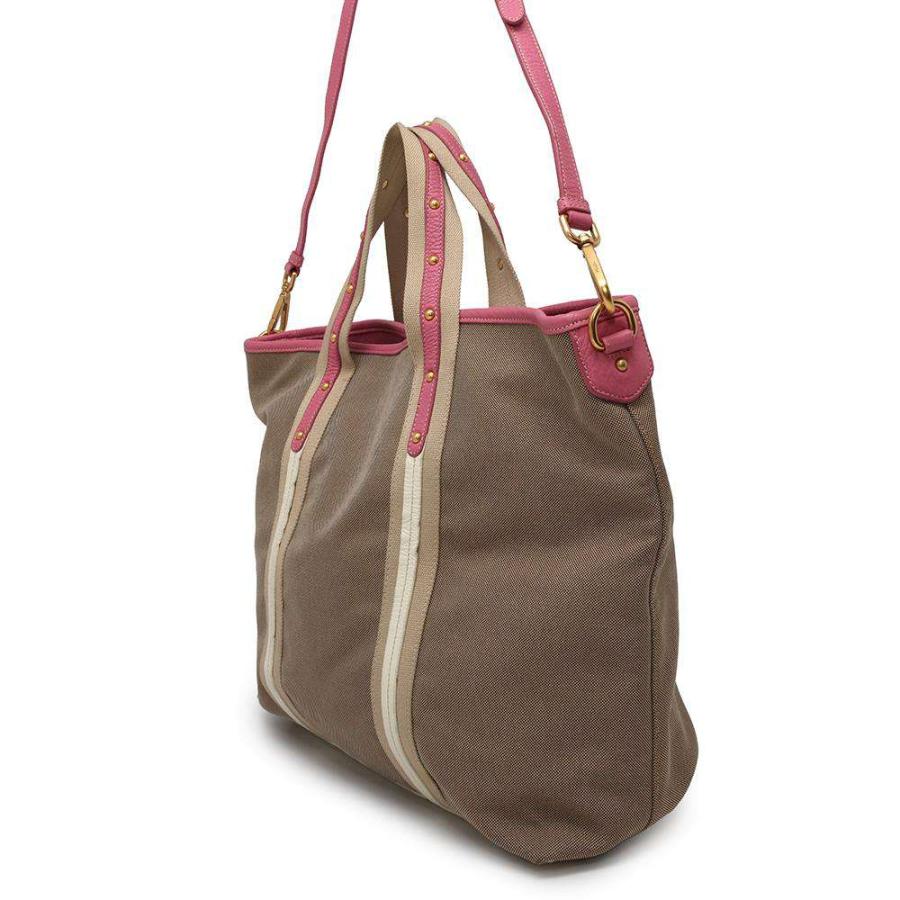 プラダ トートバッグ ロゴ ジャガード BN1452 PRADA 2wayショルダー 
