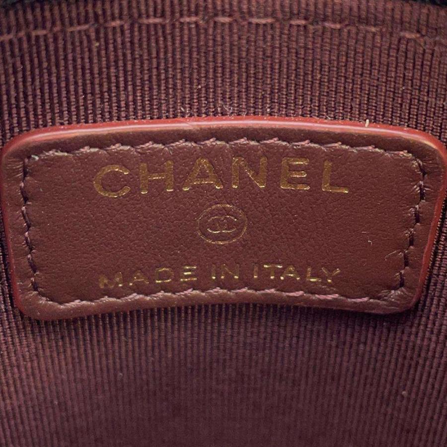 CHANEL シャネル 財布 マトラッセ ココマーク ミディアム ラムスキン シャネル コインケース マトラッセ ココマーク コーラルレッド