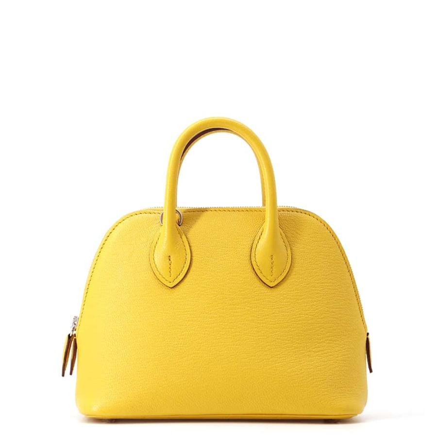 エルメス ボリード1923 ミニ サン/シルバー金具 シェブルミゾル W刻印