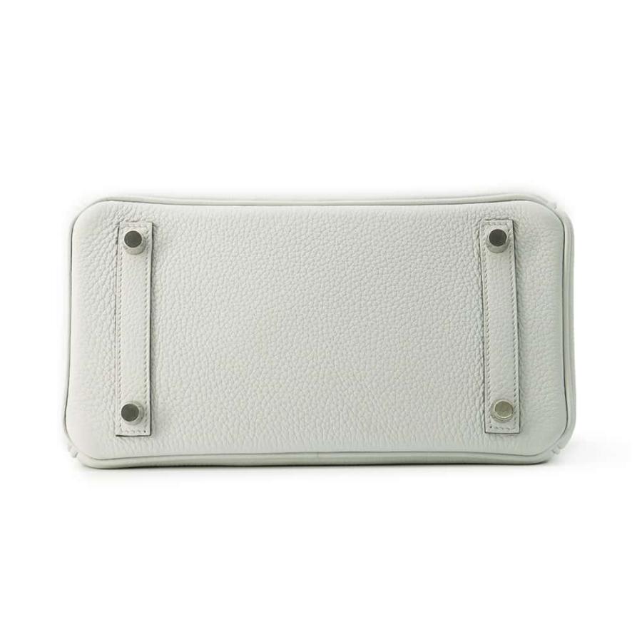 エルメス バーキン25 グリプラチナ/シルバー金具 トゴ W刻印 HERMES