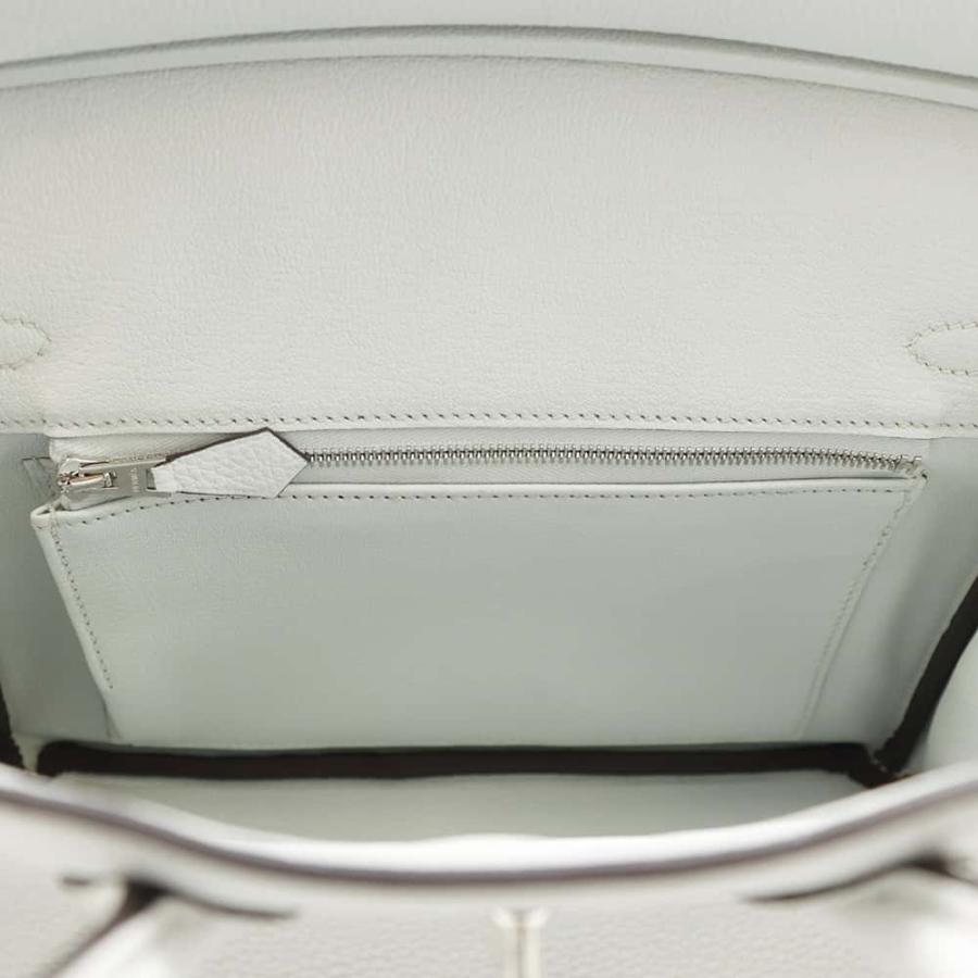 エルメス バーキン25 グリプラチナ/シルバー金具 トゴ W刻印 HERMES