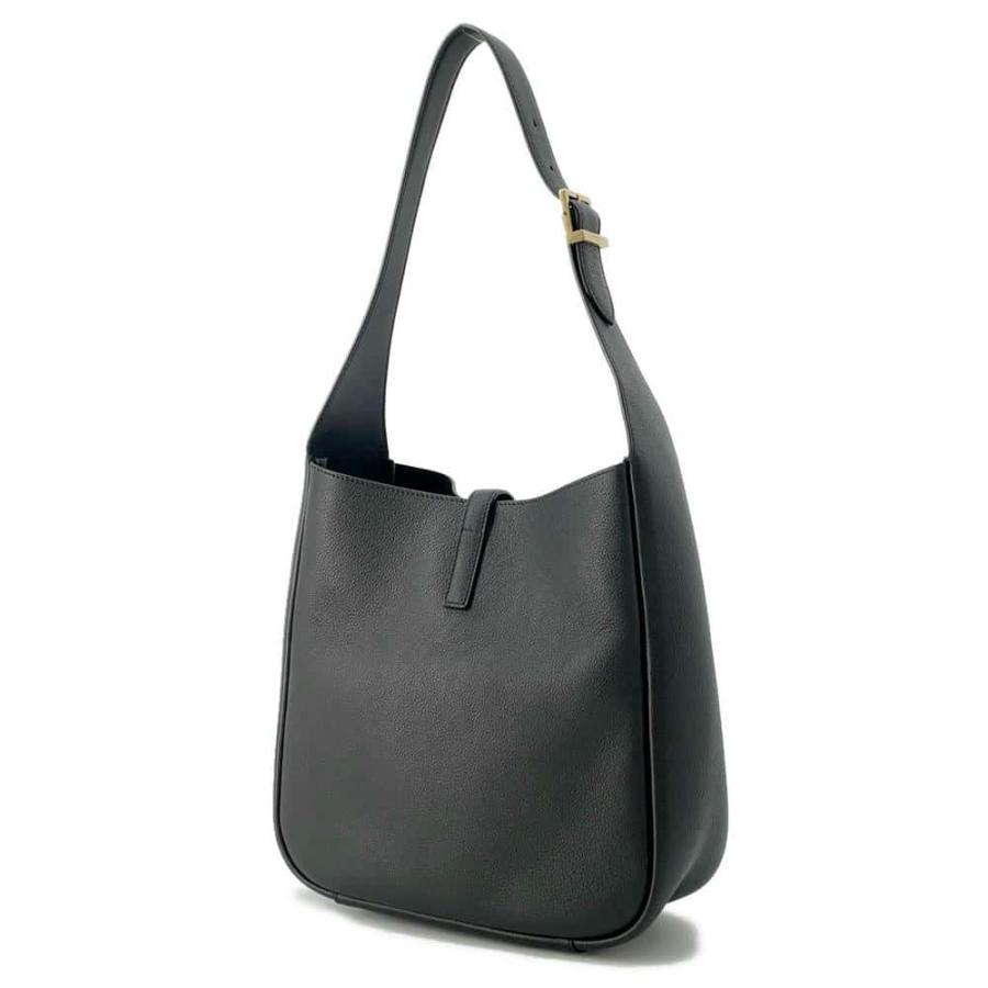 SAINT LAURENT PARIS(サンローランパリ) ショルダーバッグ LE 5 A 7 ソフト スモール 713938 黒 レザー サンローランパリ ショルダーバッグ LE 5A7 ソフト レザー 713938