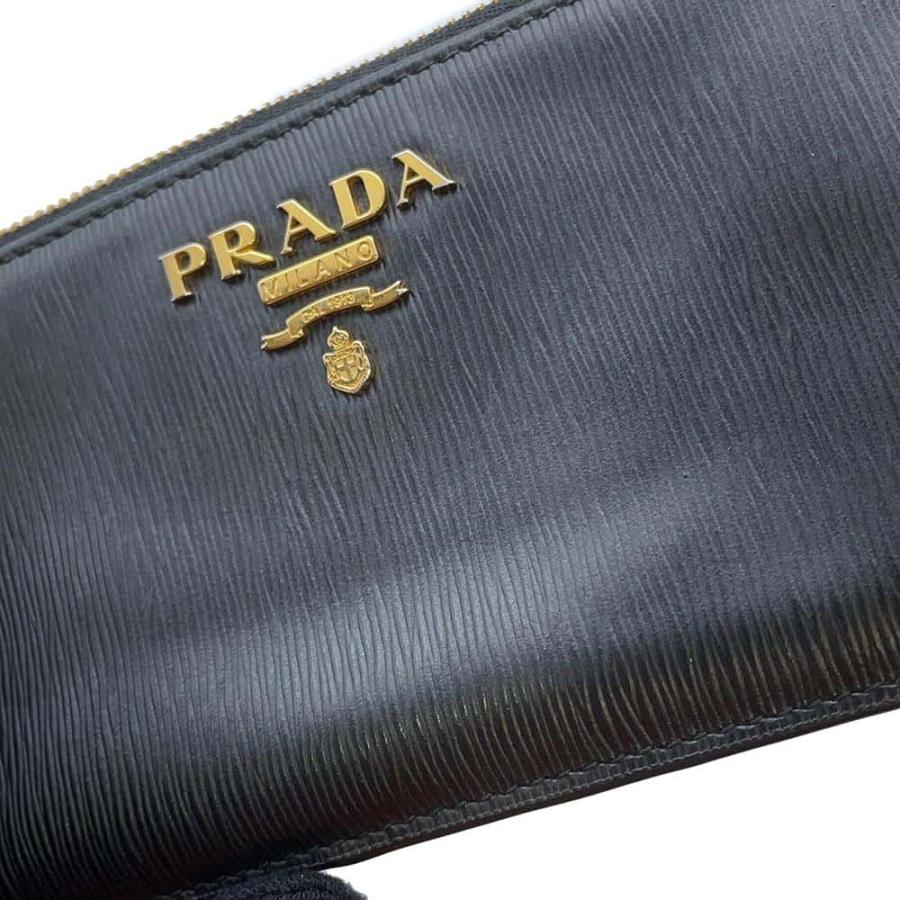 プラダ コインケース ロゴ フラグメントケース レザー 1MC079 PRADA