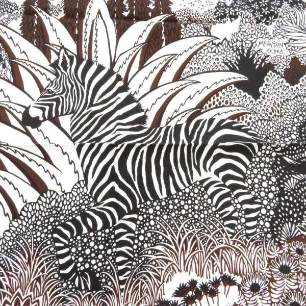 エルメス スカーフ カレ90 マウンテン・ゼブラ Mountain zebra HERMES 