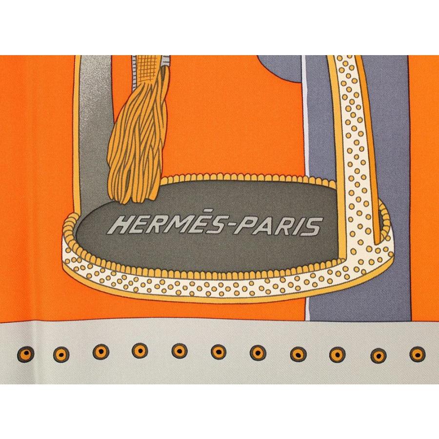 美品　エルメス HERMES カレ90 スカーフ 高官の鞍 極美品 HERMES エルメス カレ 90 SELLE DE DIGNITAIRE 高官の鞍