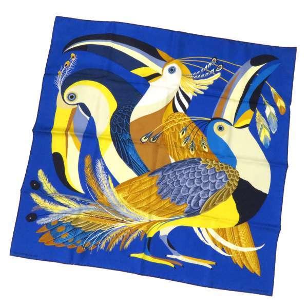 HERMES（エルメス） スカーフ カレ90 楽園のオオハシ Toucans de