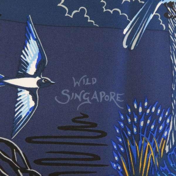 エルメス スカーフ カレ90 ワイルドシンガポール Wild Singapore HERMES シルクツイル 2020年秋冬