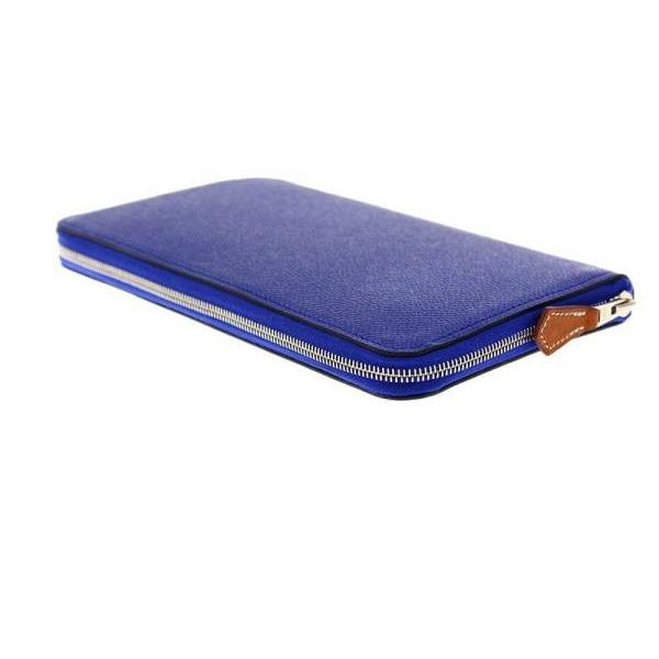 HERMES（エルメス） 長財布 アザップロング シルクイン ブルー