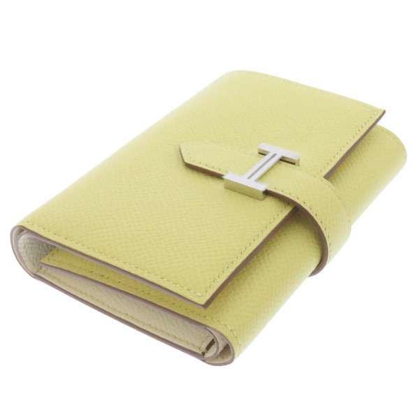 HERMES（エルメス） 財布 ベアンコンビネ ジョーヌプッサン/ナタ