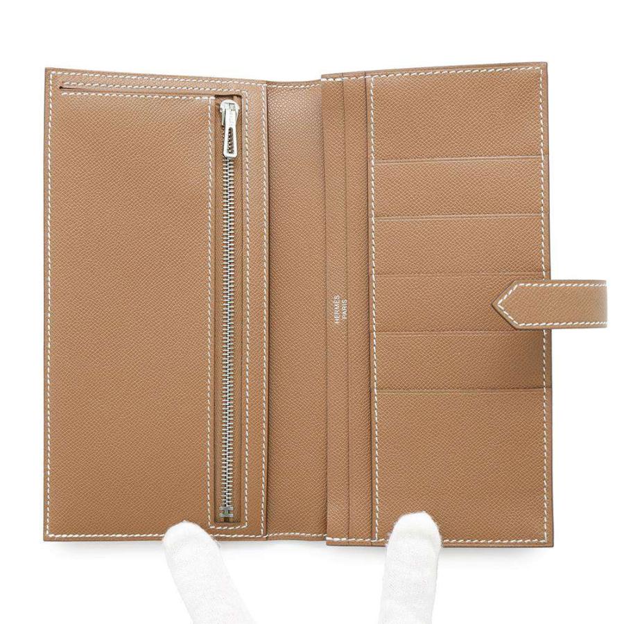 エルメス 長財布 ベアンスフレ ゴールド/シルバー金具 ヴォー エルメス 長財布 ベアンスフレ ゴールド/シルバー金具 ヴォー