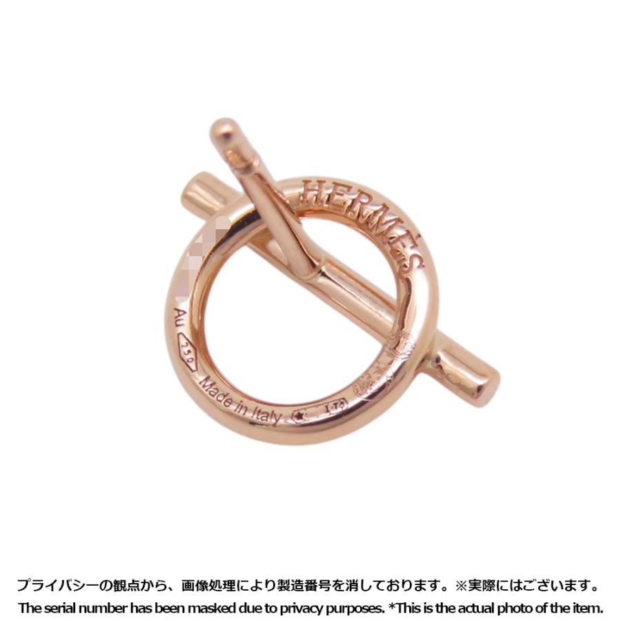 エルメス ピアス エシャペ PM スモールモデル K18PGピンクゴールド