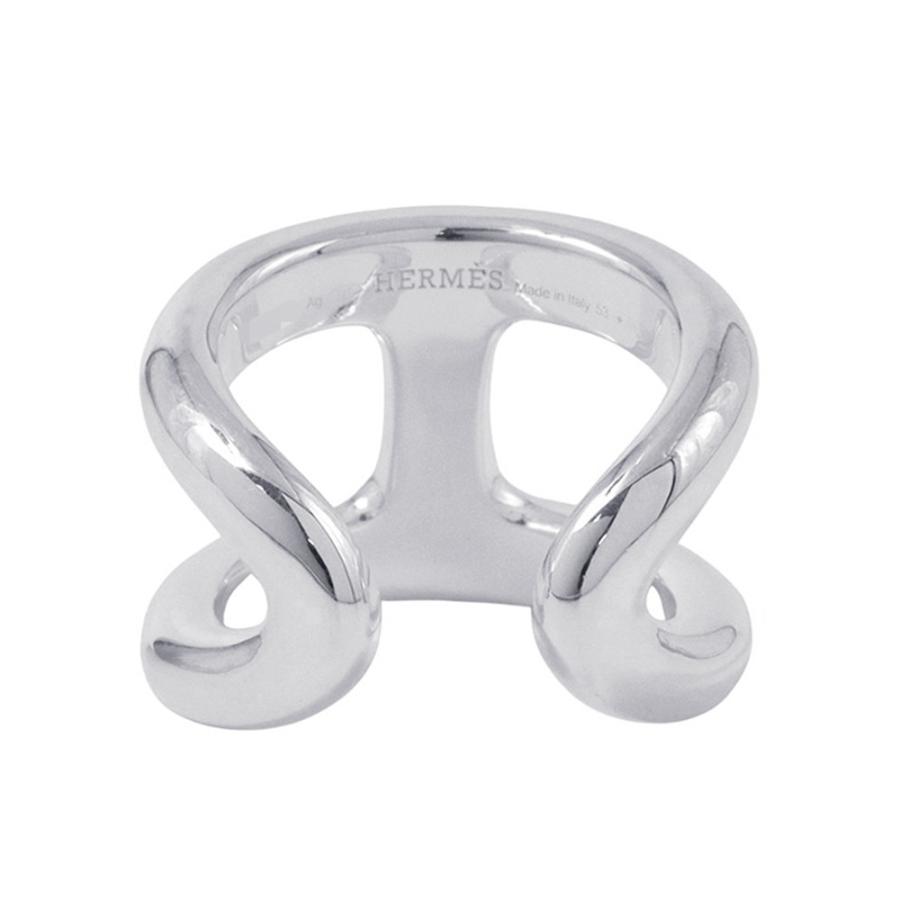 HERMES ★ オスモズ　GM 53 リング　エルメス　アクセサリー　シルバー エルメス リング オスモズGM Osmose SV925シルバー リングサイズ53