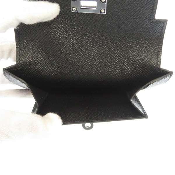 HERMES（エルメス） 財布 ケリーポケット コンパクト ブラック