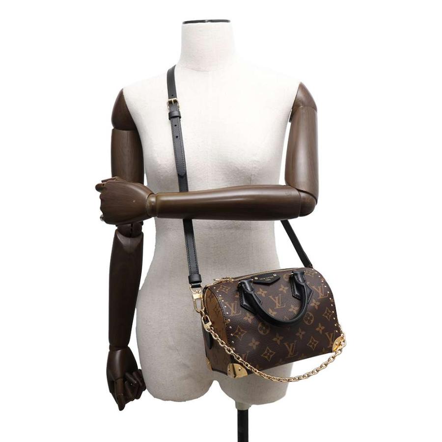 ルイヴィトン ショルダーバッグ モノグラム スピーディ・トランク 20 M13146 LOUIS VUITTON 3way LOUIS VUITTON M13146 スピーディ・トランク 20　ベルト付き