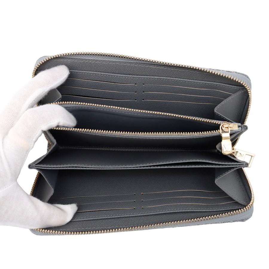 ルイヴィトン 長財布 モノグラム・デニム ジッピー・ウォレット M13214