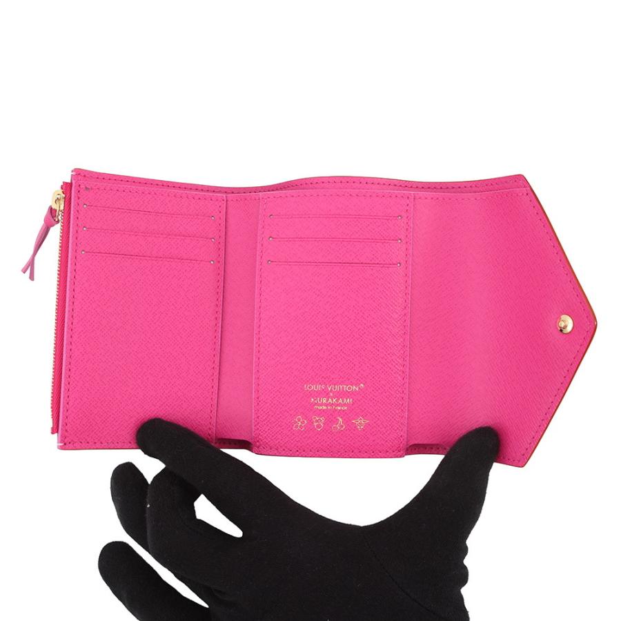 ルイヴィトン 三つ折り財布 モノグラム LV × TM ポルトフォイユ