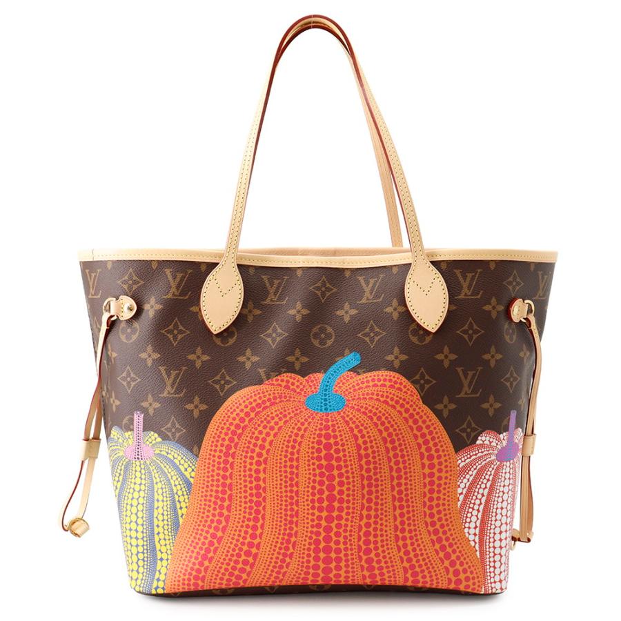 ルイヴィトン トートバッグ モノグラム・パンプキン LV×YK ネヴァー