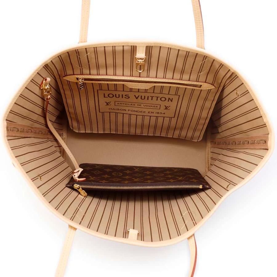 ルイヴィトン トートバッグ モノグラム ネヴァーフルMM ポーチ付き