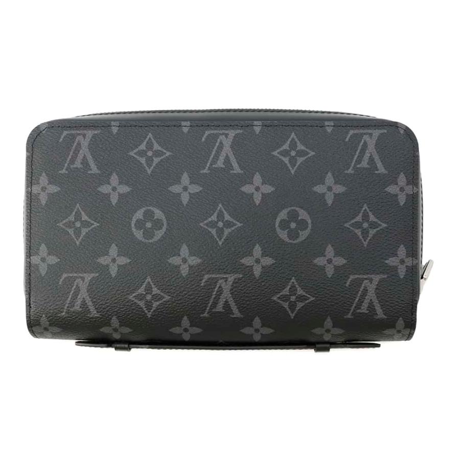 ルイヴィトン 長財布 モノグラム・エクリプス ジッピーXL M61698 LOUIS VUITTON 財布 セカンドバッグ ブラック 黒の画像