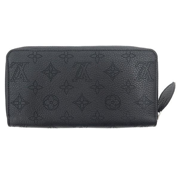 ルイヴィトン 長財布 モノグラム マヒナ ジッピーウォレット ノワール