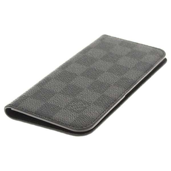 ARP09 ルイヴィトン 美品 ダミエ フォリオ iPhoneケース LOUIS VUITTON（ルイ・ヴィトン） アイフォンケース ダミエグラ