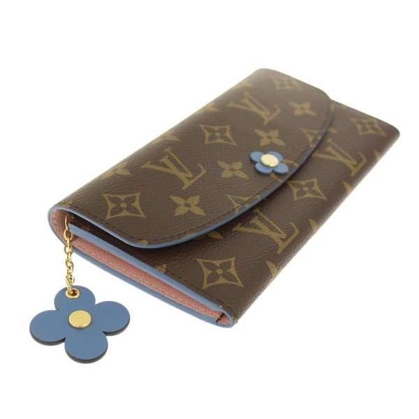 超美品⭐ルイヴィトン 長財布 ポルトフォイユ エミリー モノグラム フューシャ LOUIS VUITTON（ルイ・ヴィトン） 長財布 モノグラム ポルトフォイユ