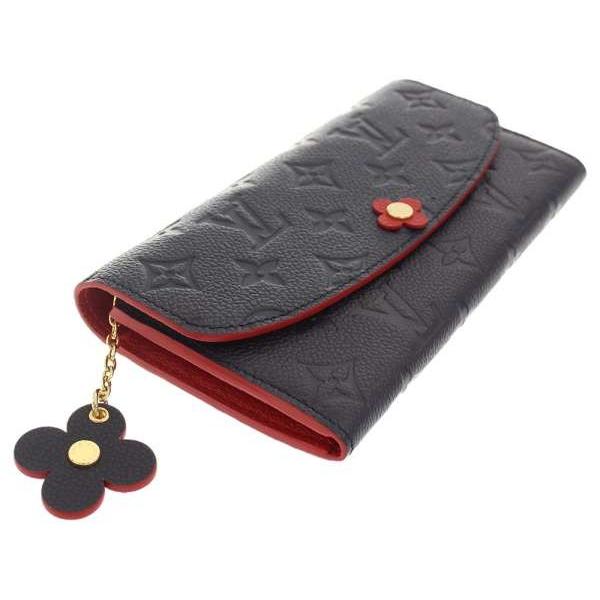 【極美品】 ルイヴィトン ポルトフォイユ エミリー ルージュ モノグラム 長財布 LOUIS VUITTON（ルイ・ヴィトン） 長財布 モノグラム アンプラント