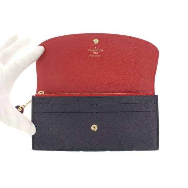 【極美品】 ルイヴィトン ポルトフォイユ エミリー ルージュ モノグラム 長財布 LOUIS VUITTON（ルイ・ヴィトン） 長財布 モノグラム アンプラント
