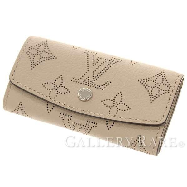 LOUIS VUITTON マヒナ ミュルティクレ4グレーベージュ4連キーケース LOUIS VUITTON（ルイ・ヴィトン） 4連キーケース モノグラム マヒナ