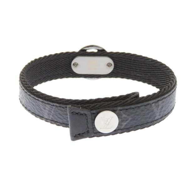 Shop Louis Vuitton Lv Circle Leather Bracelet (BRACELET LV CIRCLE, M6549D)  by Mikrie