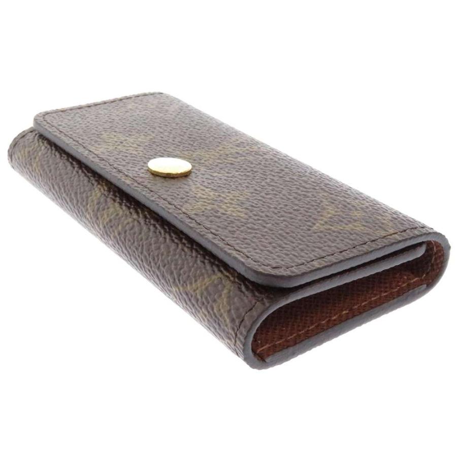 ！新品同然！　ルイヴィトン　モノグラム　ケース　95AO 新品 ルイヴィトン キーケース モノグラム ミュルティクレ4 M69517