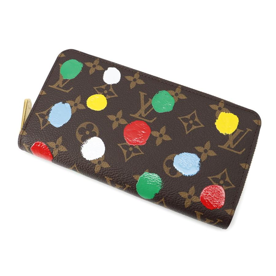 ルイヴィトン 長財布 モノグラム LV × YK ジッピー・ウォレット M81864 LOUIS VUITTON 草間彌生コラボ ルイヴィトン 長財布 モノグラム LV × YK ジッピー・ウォレット M81864